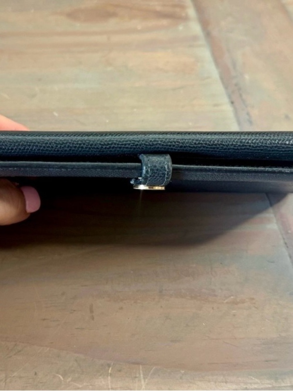 CHANEL Paris Black Caviar Leather Continental Wallet with CC Button XLNT - Picture 8 of 15